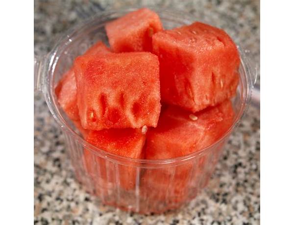 Watermelon chunks seedless small food facts