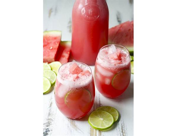 Watermelon lime & rosemary soda food facts