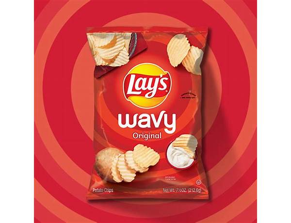 Wavy potato chips food facts