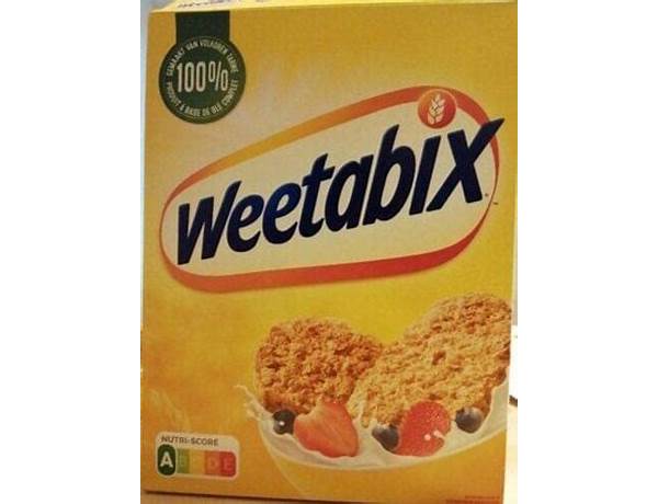 Weetabix original 95% wholegrain wheat cereal food facts