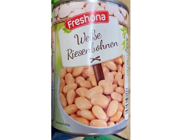 Weiße riesenbohnen food facts