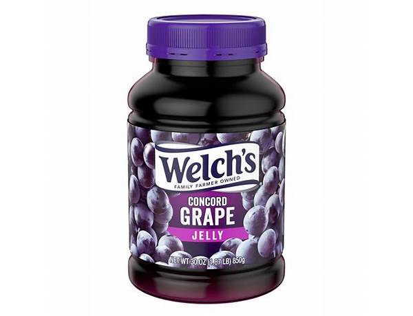 Welchs concord grape jelly food facts
