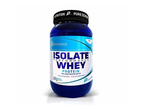 Whey protein isolado food facts