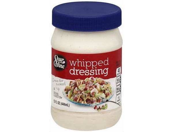 Whipped  dressing food facts