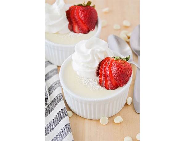 White chocolate pudding food facts