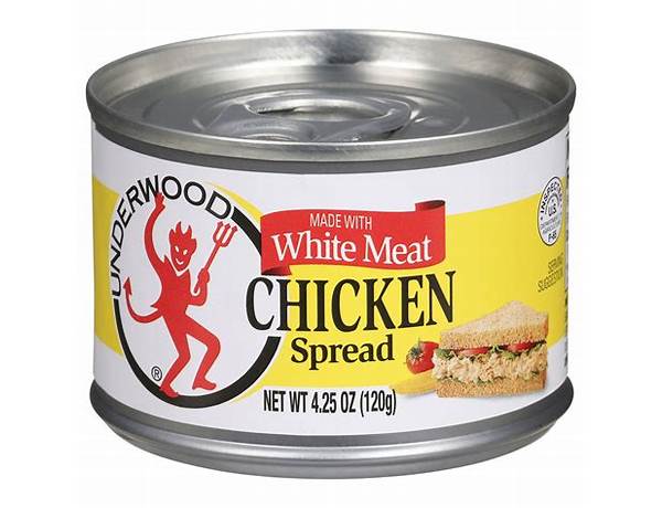 White meat chicken spread ingredients