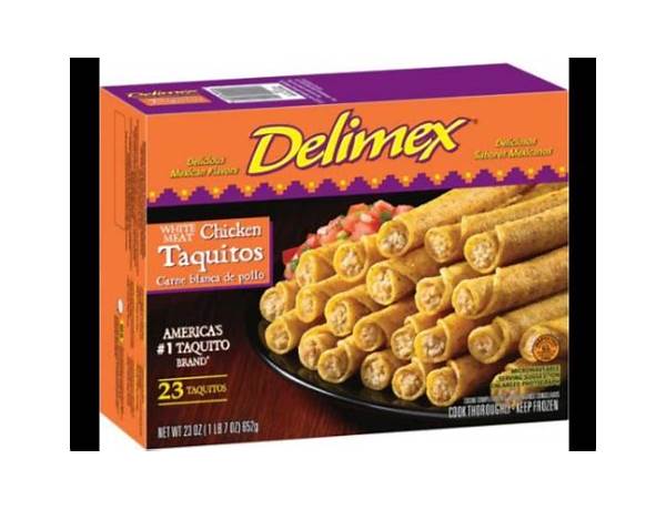 White meat chicken taquitos food facts