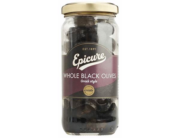 Whole Black Olives, musical term