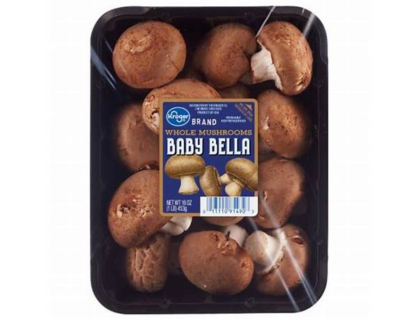 Whole baby bella mushrooms food facts