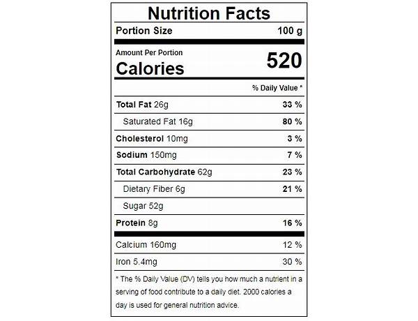 Whole bean coffee nutrition facts