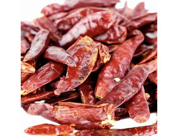 Whole dried chilies food facts