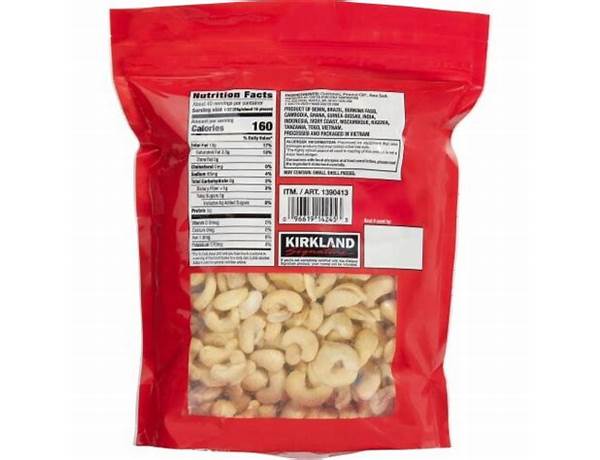 Whole fancy cashews food facts