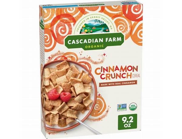 Whole grain cinnamon crunch organic cereal ingredients