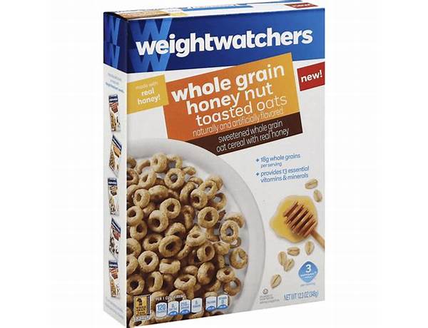 Whole grain honey nut toasted oats food facts