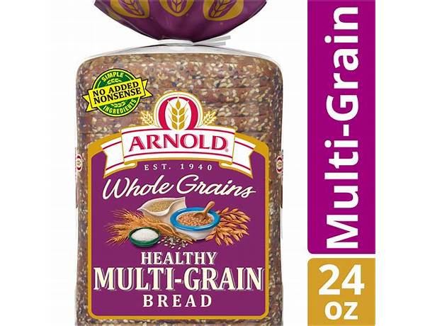 Whole grains healthy multi-grain bread ingredients