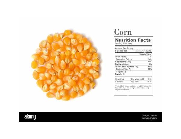 Whole kernel corn food facts