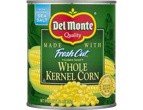 Whole kernel golden sweet corn ingredients