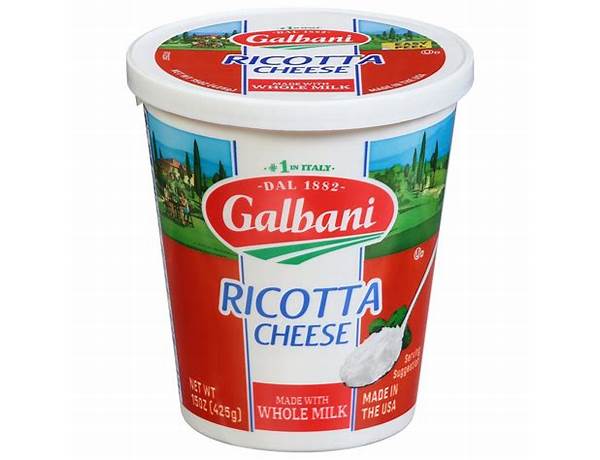 Whole milk ricotta cheese food facts