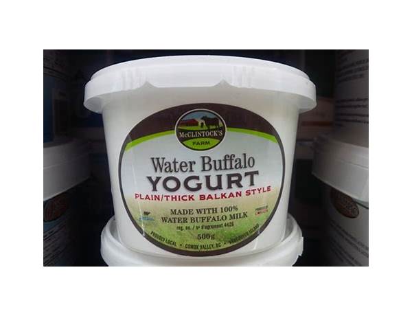 Whole milk water buffalo yogurt food facts