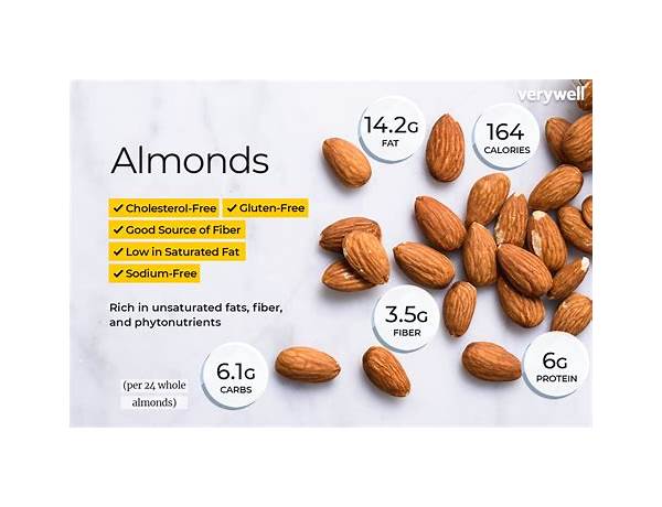 Whole natural almonds food facts