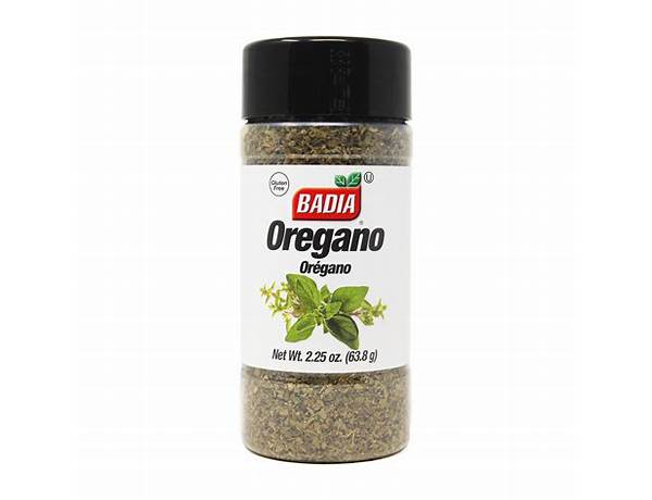 Whole oregano ingredients