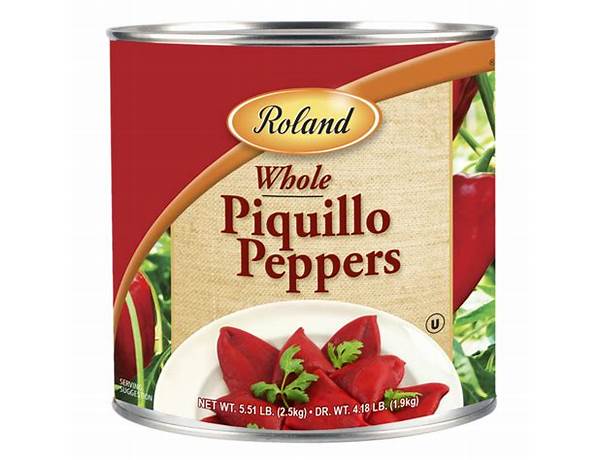 Whole piquillo peppers food facts