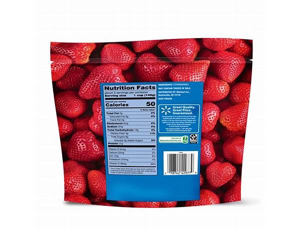 Whole strawberries (frozen) ingredients