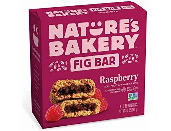 Whole wheat fig bar raspberry food facts