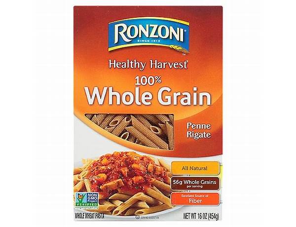 Whole wheat penne rigate ingredients