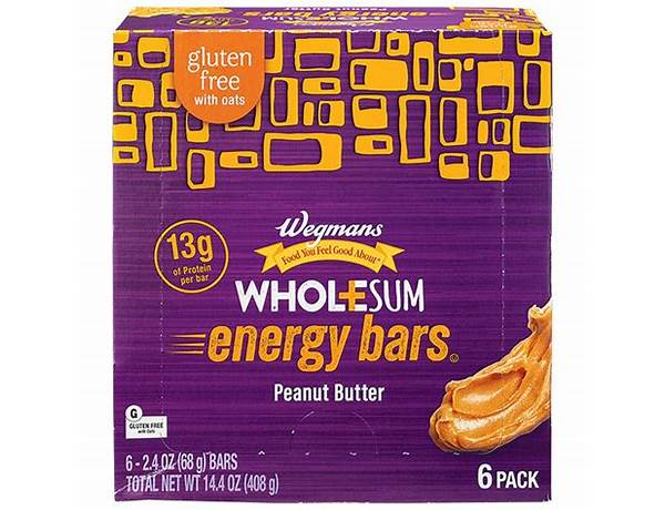 Wholesum energy bars food facts