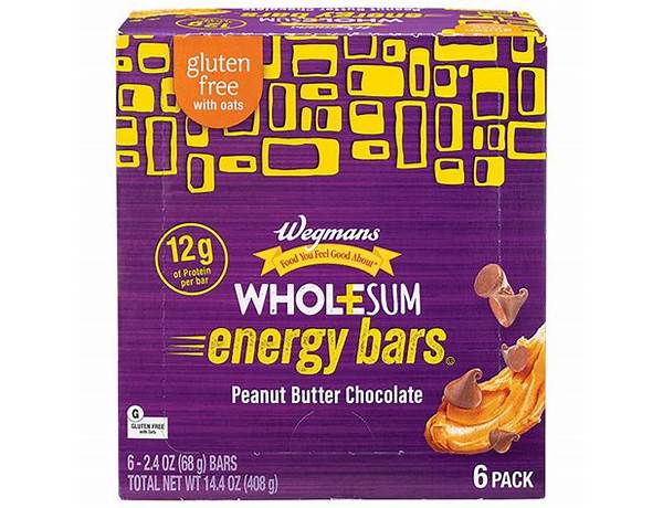 Wholesum energy bars ingredients