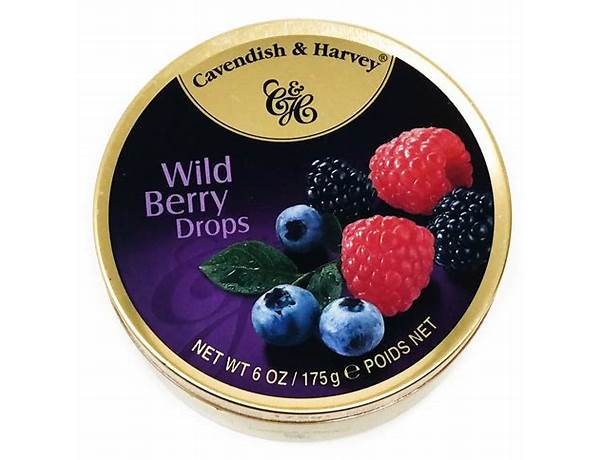 Wild berry drops food facts