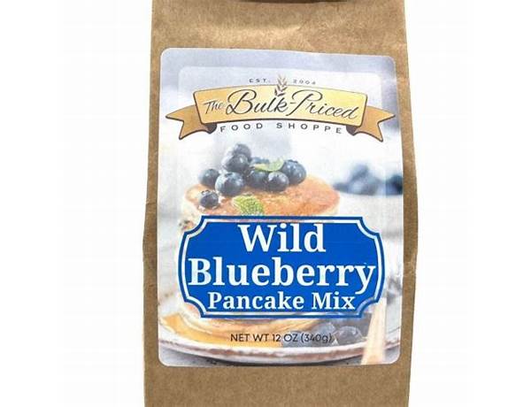 Wild blueberry pancake mix ingredients