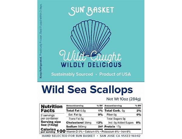 Wild calico scallops nutrition facts