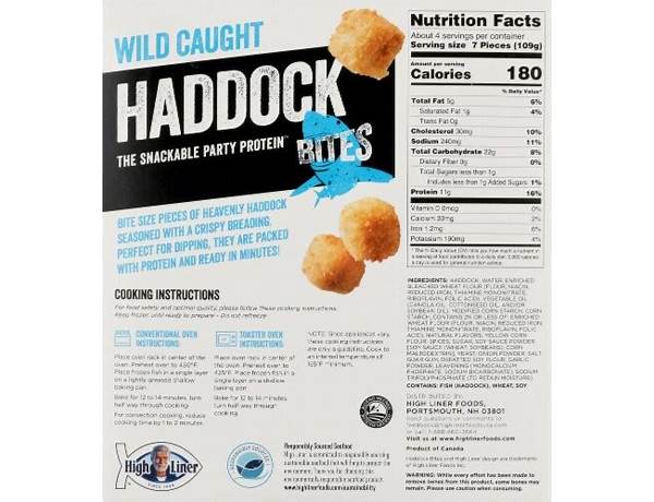 Wild caught haddock food facts