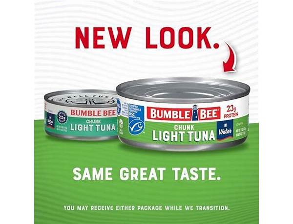 Wild caught light tuna in water food facts