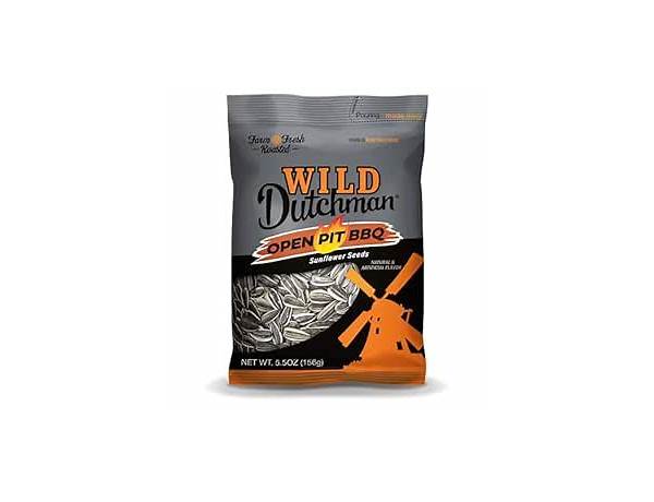 Wild dutchman sunflower seeds (open pit bbq) ingredients