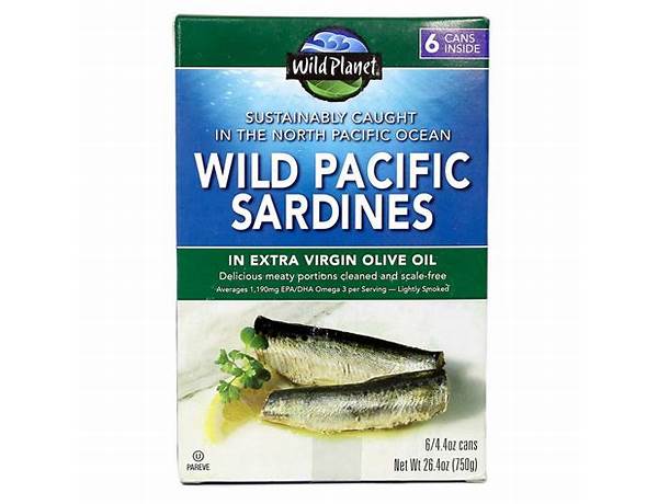 Wild pacific sardines food facts