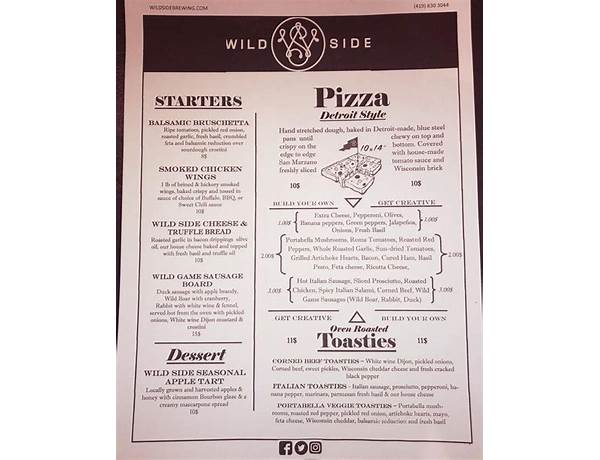 Wild side nutrition facts