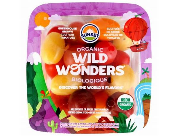 Wild wonders organic grape tomatoes nutrition facts