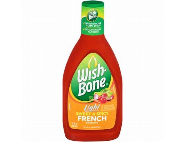 Wish bone light sweet french dresing nutrition facts