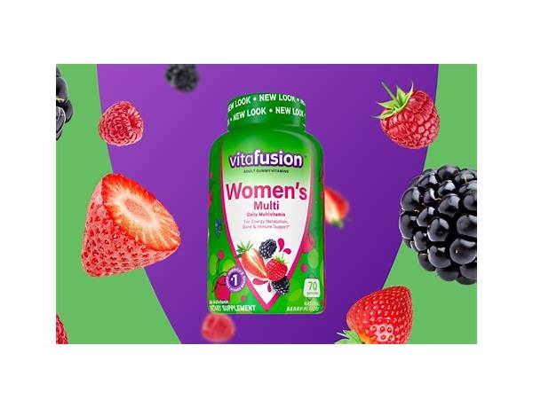 Womens gummies food facts