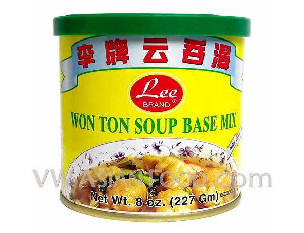 Won ton soup base mix nutrition facts
