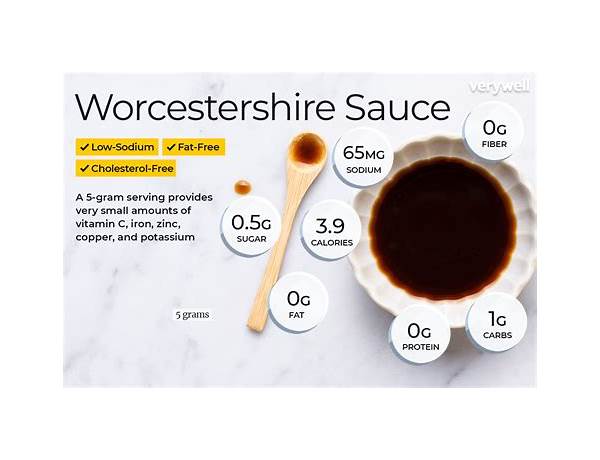 Worcestershire sauce food facts