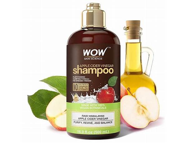 Wow skin science apple cider vinegar shampoo food facts