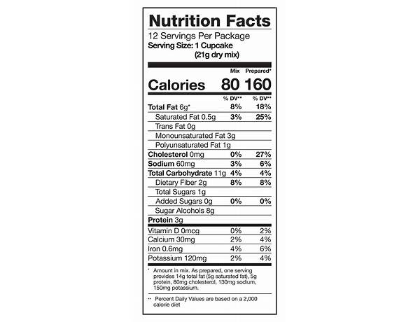 Wow yellow cake nutrition facts