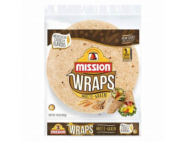 Wraps multigrains food facts