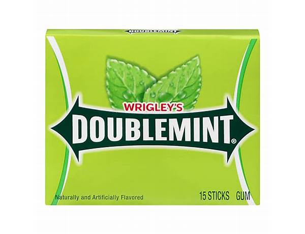 Wrigley's doublemint slim pack food facts