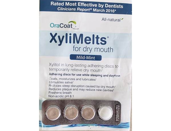 Xylimelts nutrition facts