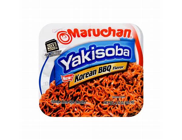 Yakisoba korean bbq food facts